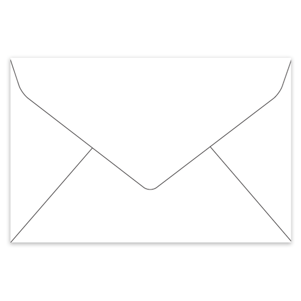 Gartner Studios® Envelopes, A9, Gummed Seal, White, Box