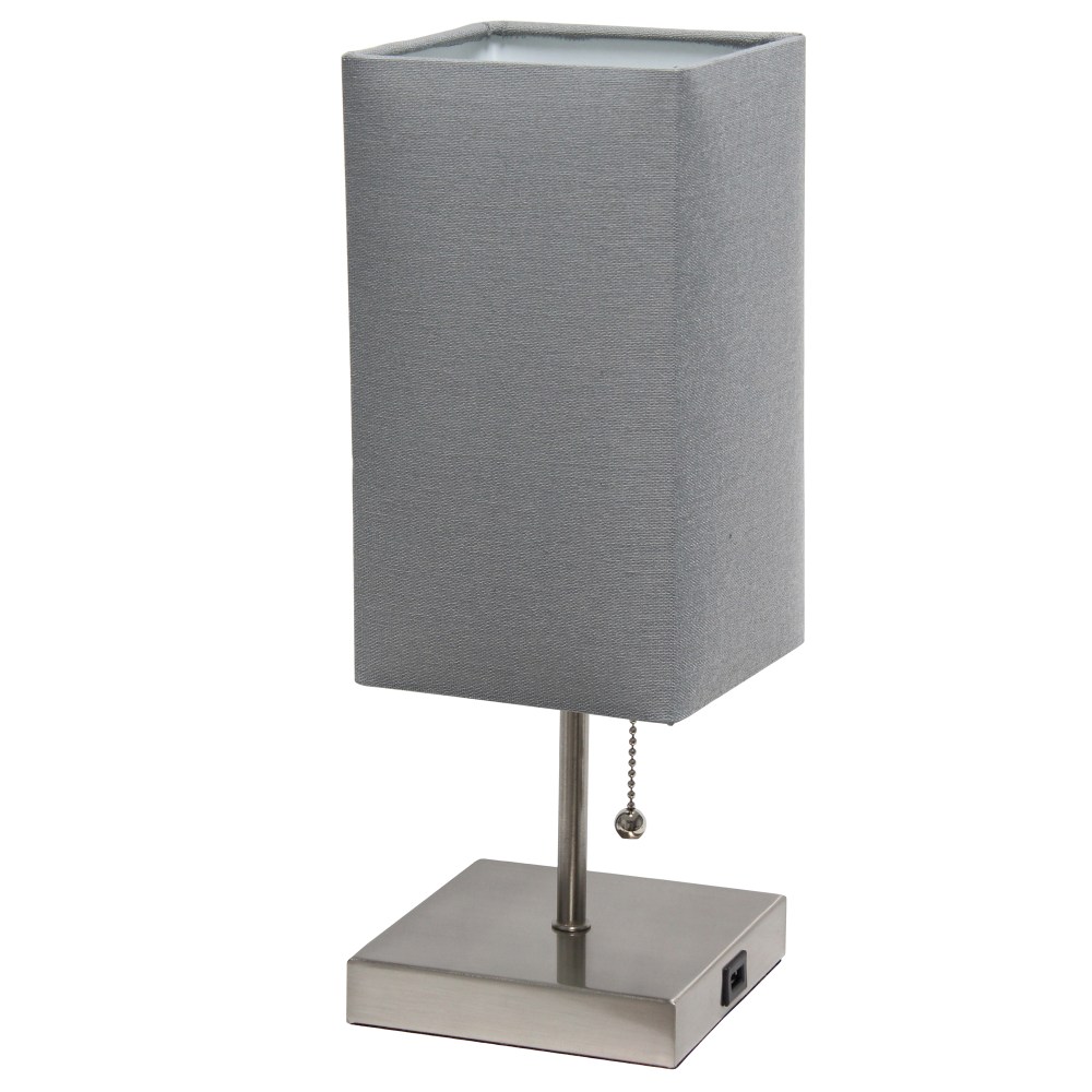 Simple Designs Petite Stick Lamp With USB Charging