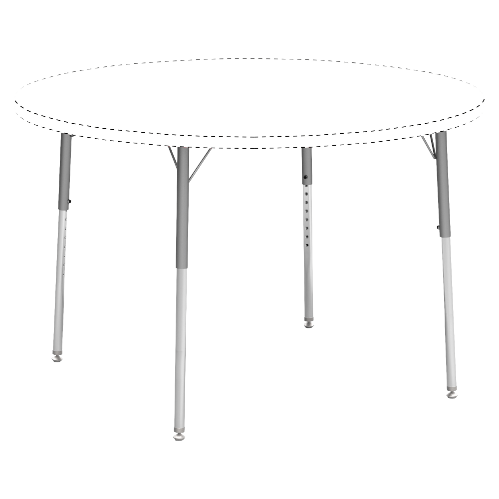 Lorell® Classroom Adjustable Activity Table Legs,