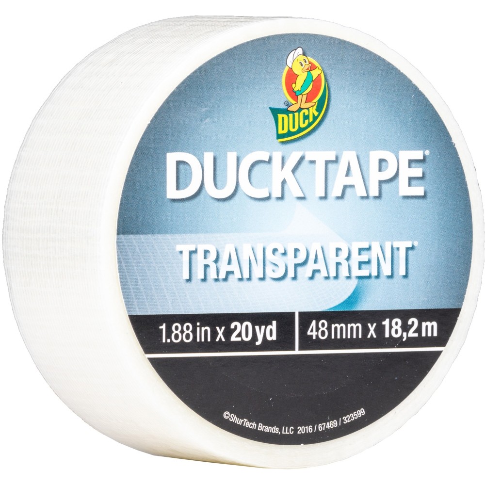 Duck Transparent Duct Tape - 20 yd Length