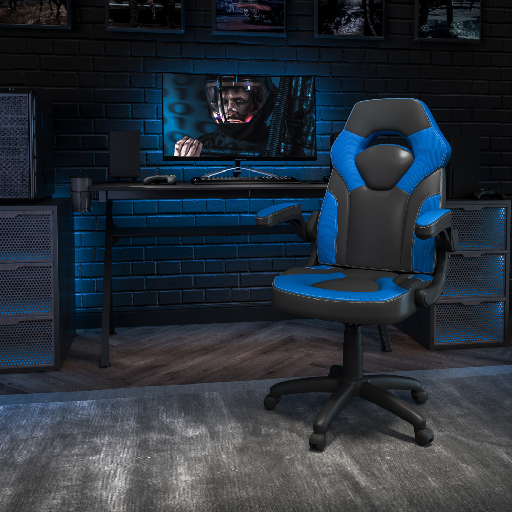 Flash Furniture X10 Ergonomic LeatherSoft™ Faux Leather High-Back