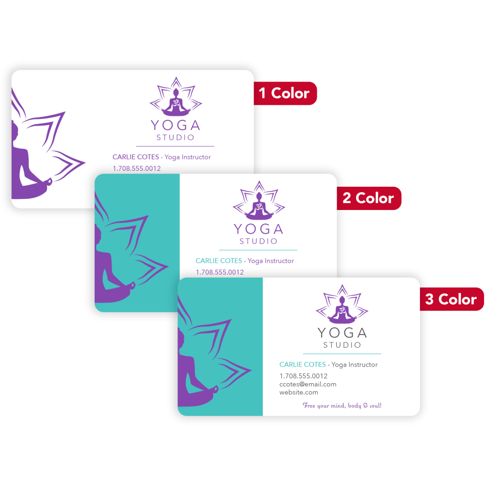 1, 2 Or 3 Color Custom Printed Labels