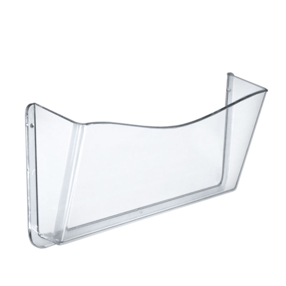 Azar Displays Single-Pocket Wall Files, Screw Mount, 7"H