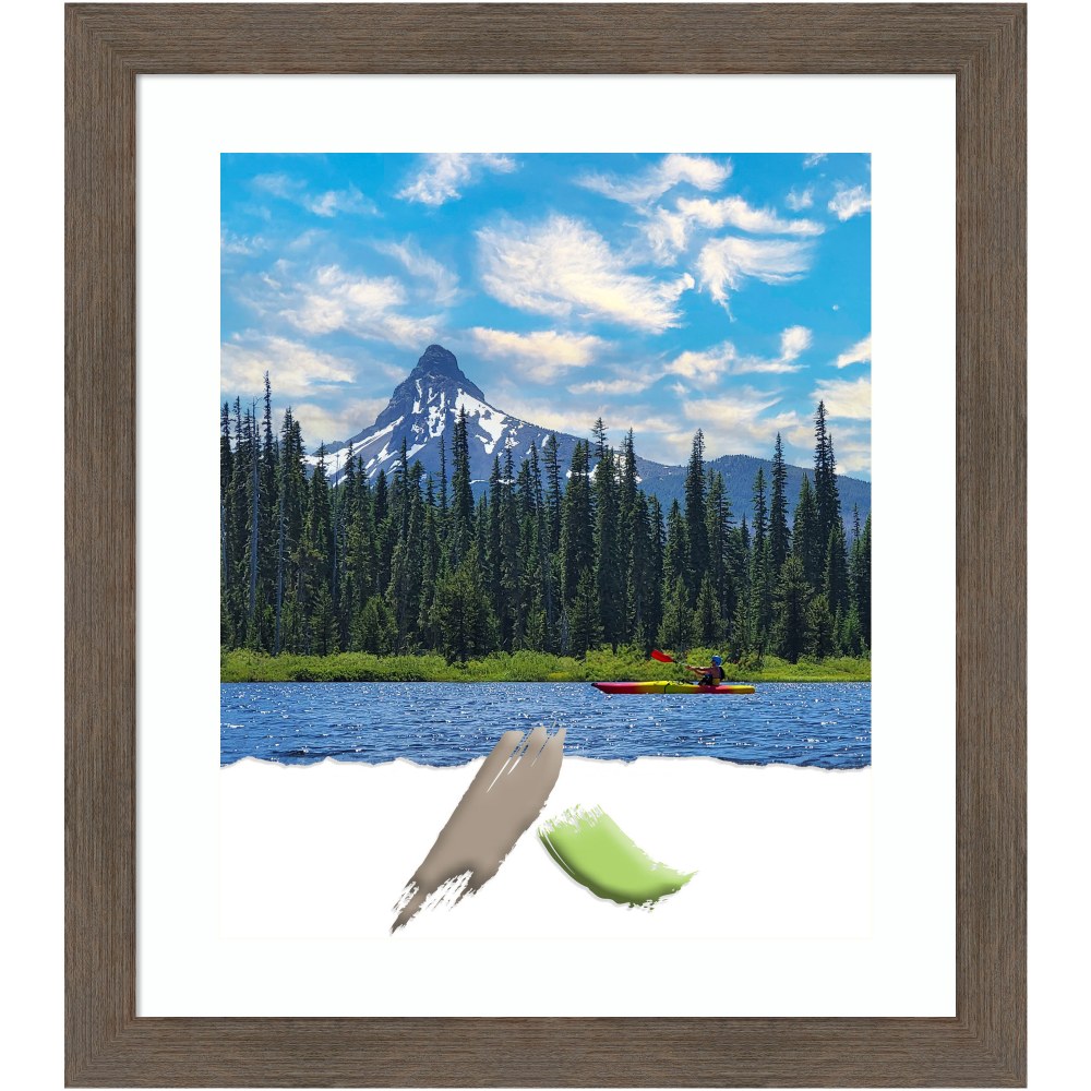 Amanti Art Rectangular Narrow Wood Picture Frame, 23”