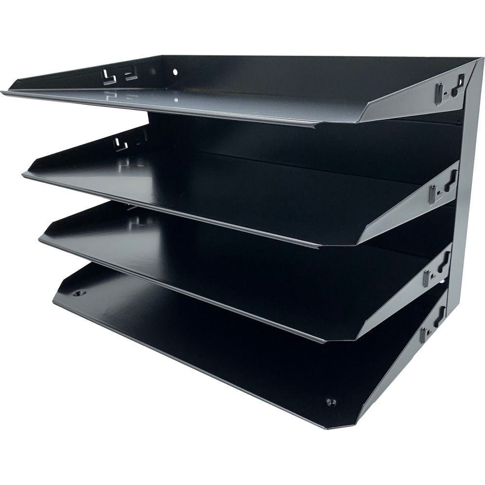 Huron Horizontal Slots Desk Organizer, 4 Compartment(s),