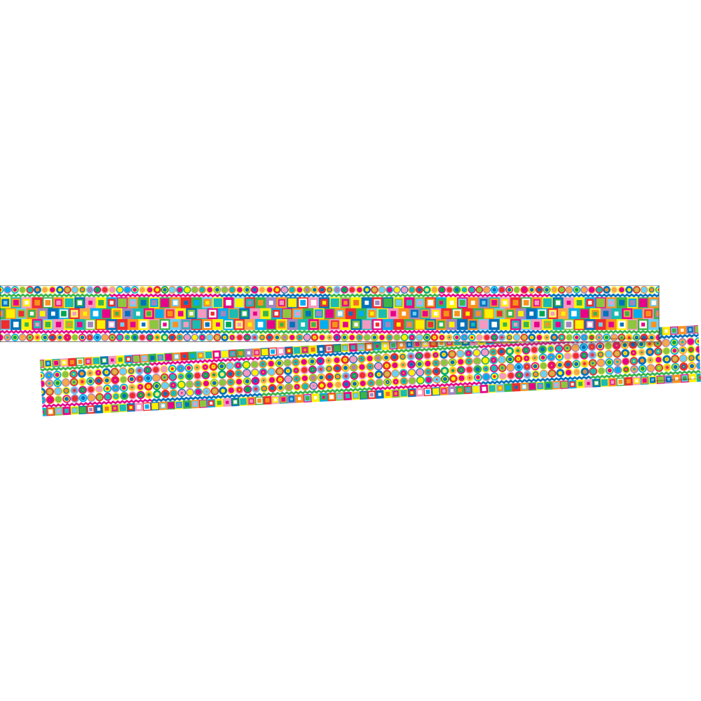 Barker Creek Double-Sided Borders, 3" x 35", Retro,
