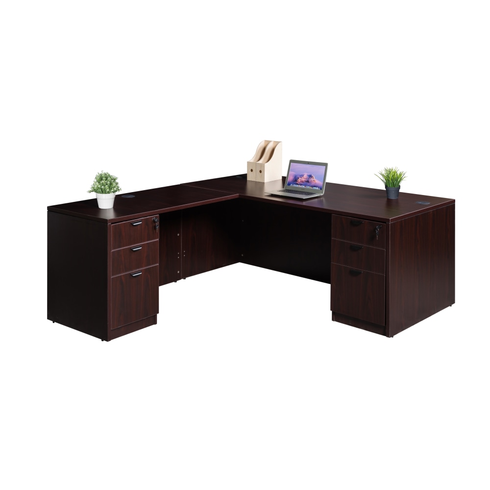 Boss Office Products Holland Series 71"W Executive L-Shaped
