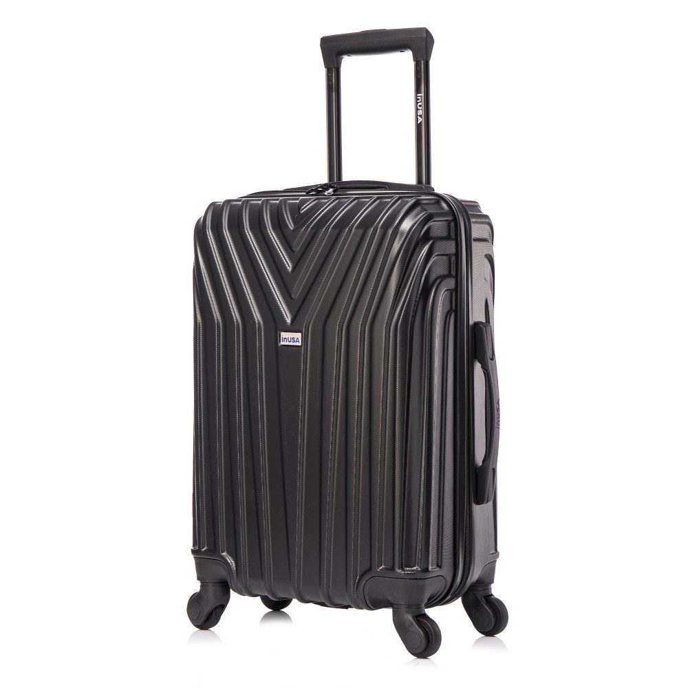 InUSA Vasty ABS Hardside Spinner Carry-On, 22-1/2”H x