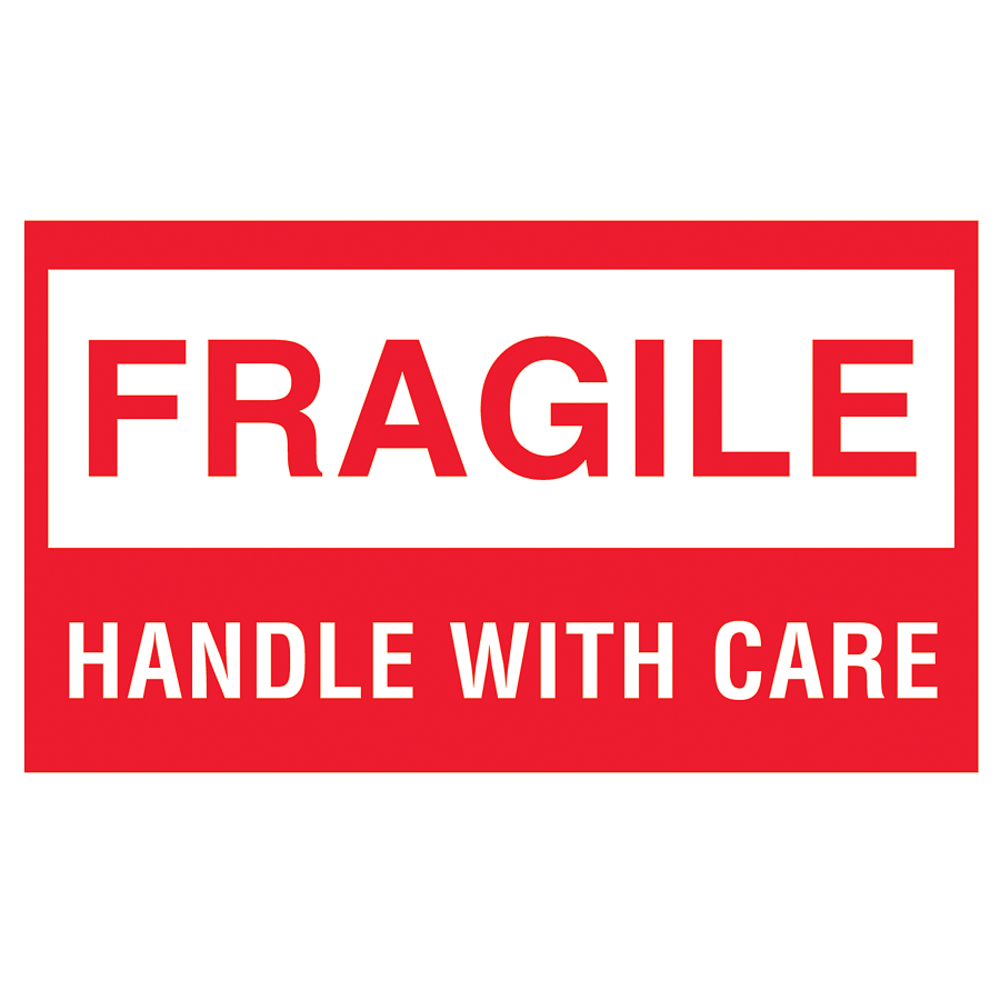 Tape Logic® Preprinted Shipping Labels, DL1070, Fragile,