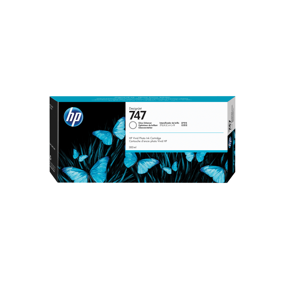 HP 747 Gloss Enhancer Ink Cartridge, P2V87A