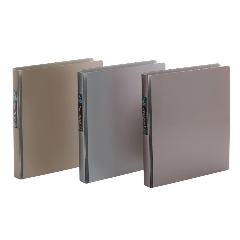 Office Depot® Brand Everbind Fashion 3-Ring Binder, 1"