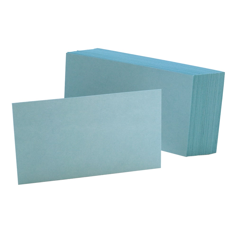 Oxford® Color Index Cards, Unruled, 3" x 5",
