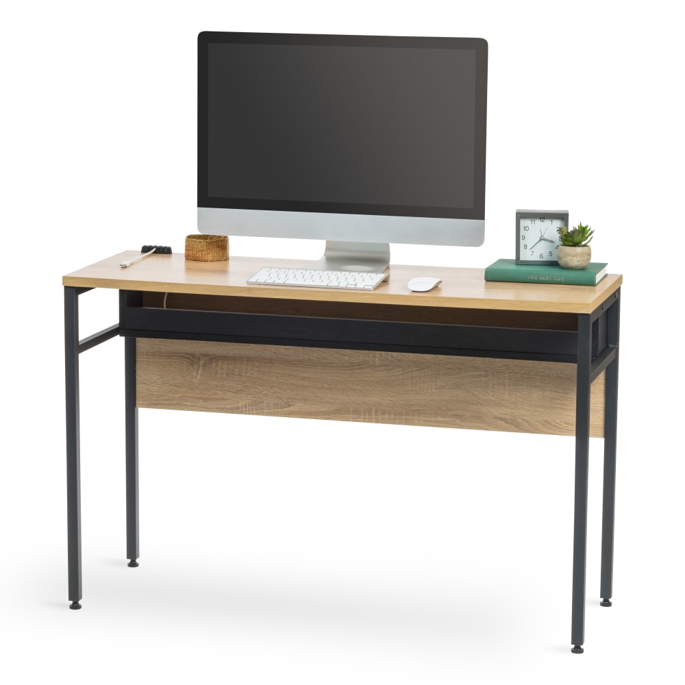 Realspace® 44"W Valdi Computer Desk, Brown