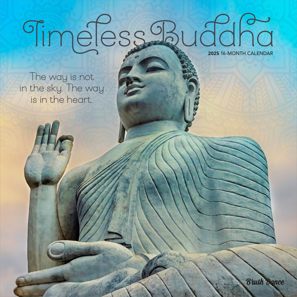 2025 Brush Dance Timeless Buddha Monthly Plastic-Free Square