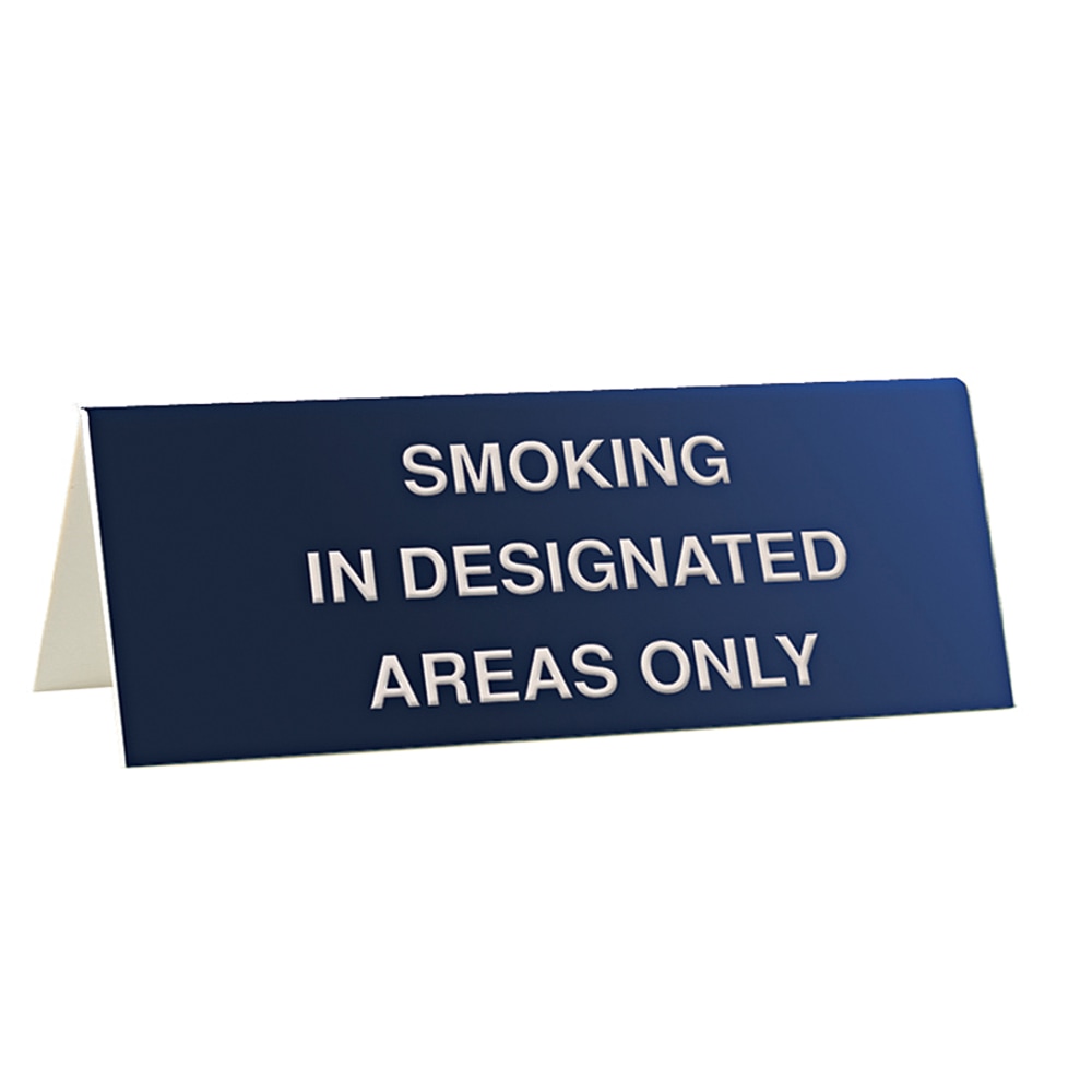 Custom Engraved Plastic Table Tent Signs, 2" x