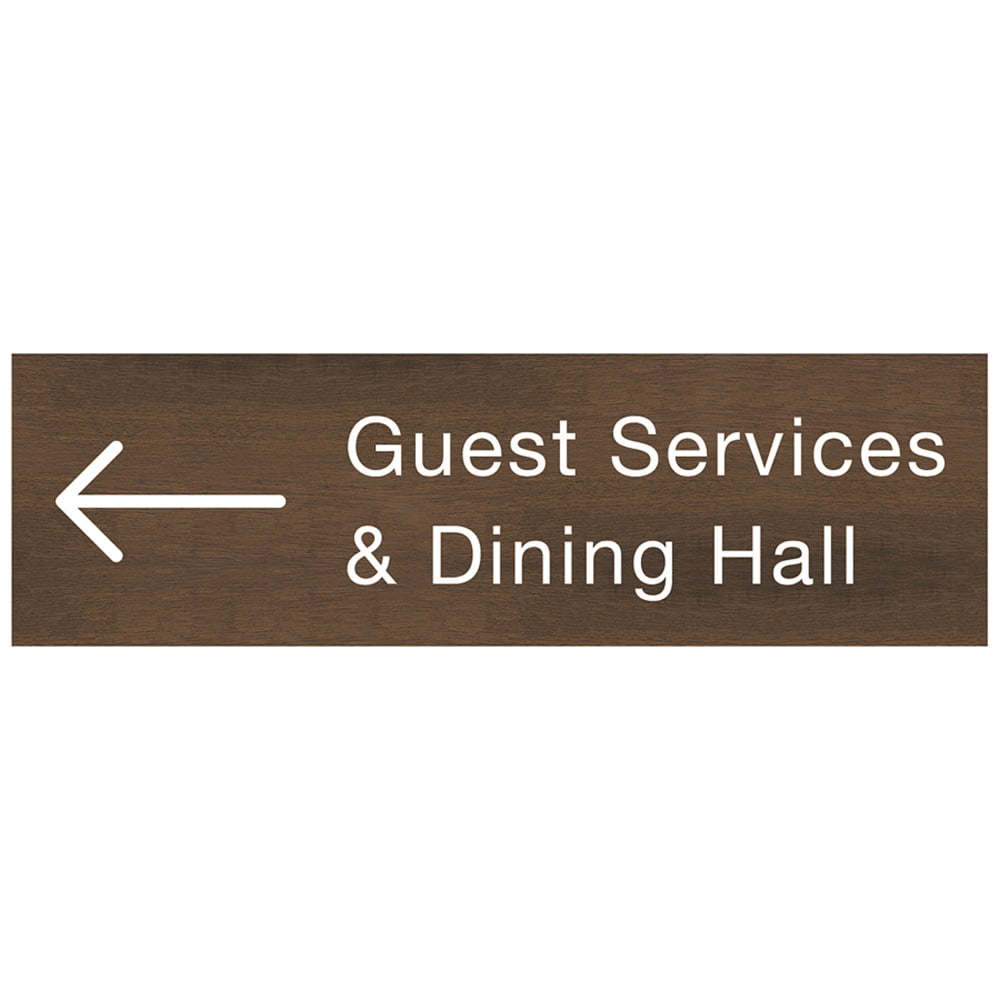 Custom Plastic Engraved Wall Sign, 3" x 10"