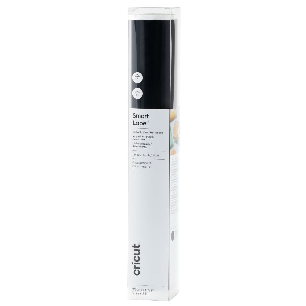 Cricut Smart Label Permanent Writable Vinyl, 13” x