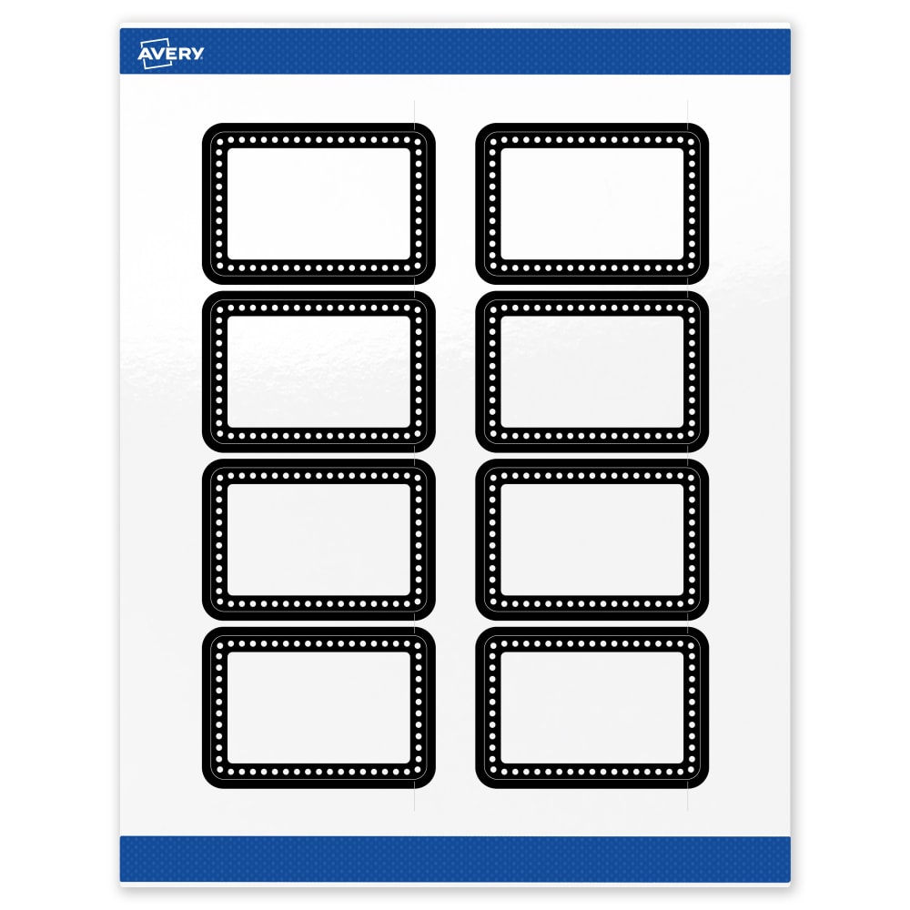Avery® Print-To-The-Edge Labels & Sure Feed®,