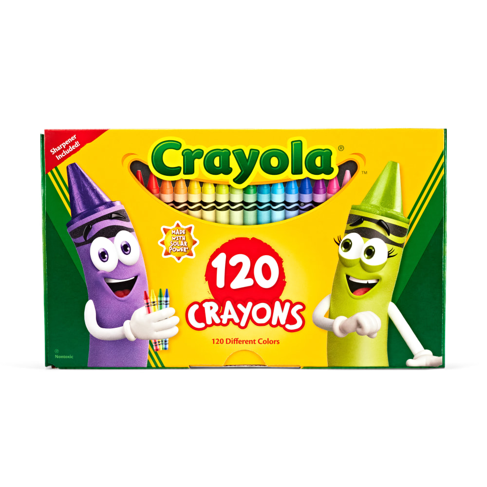 Crayola® Standard Crayons, Assorted Colors, Box Of 120
