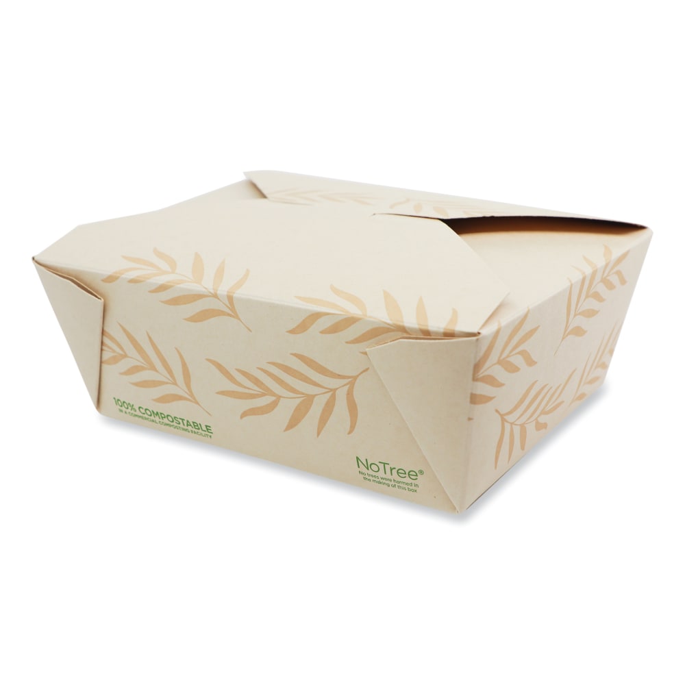 World Centric® NoTree™ Folded Takeout Containers, 46 Oz,