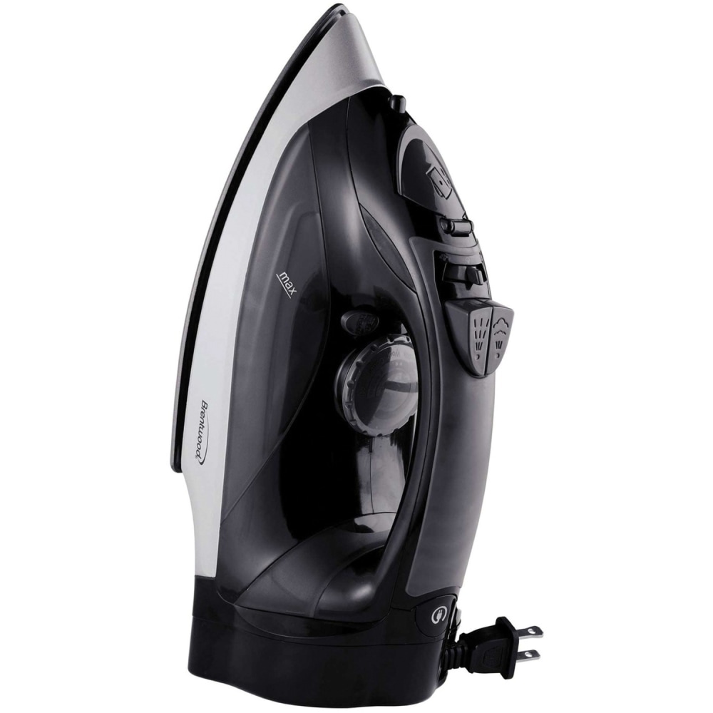 Brentwood 1,200-Watt Nonstick Steam Iron with Retractable Cord