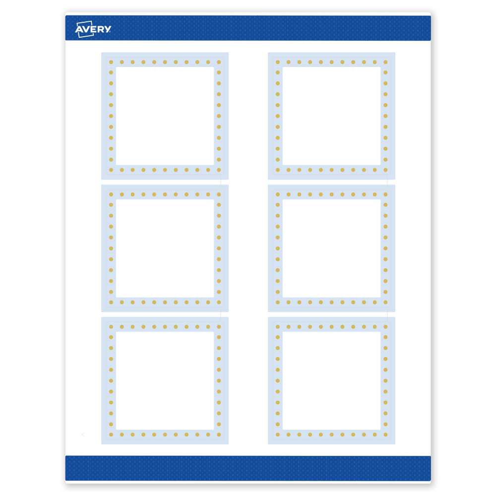 Avery® Print-To-The-Edge Labels With Sure Feed® Technology,