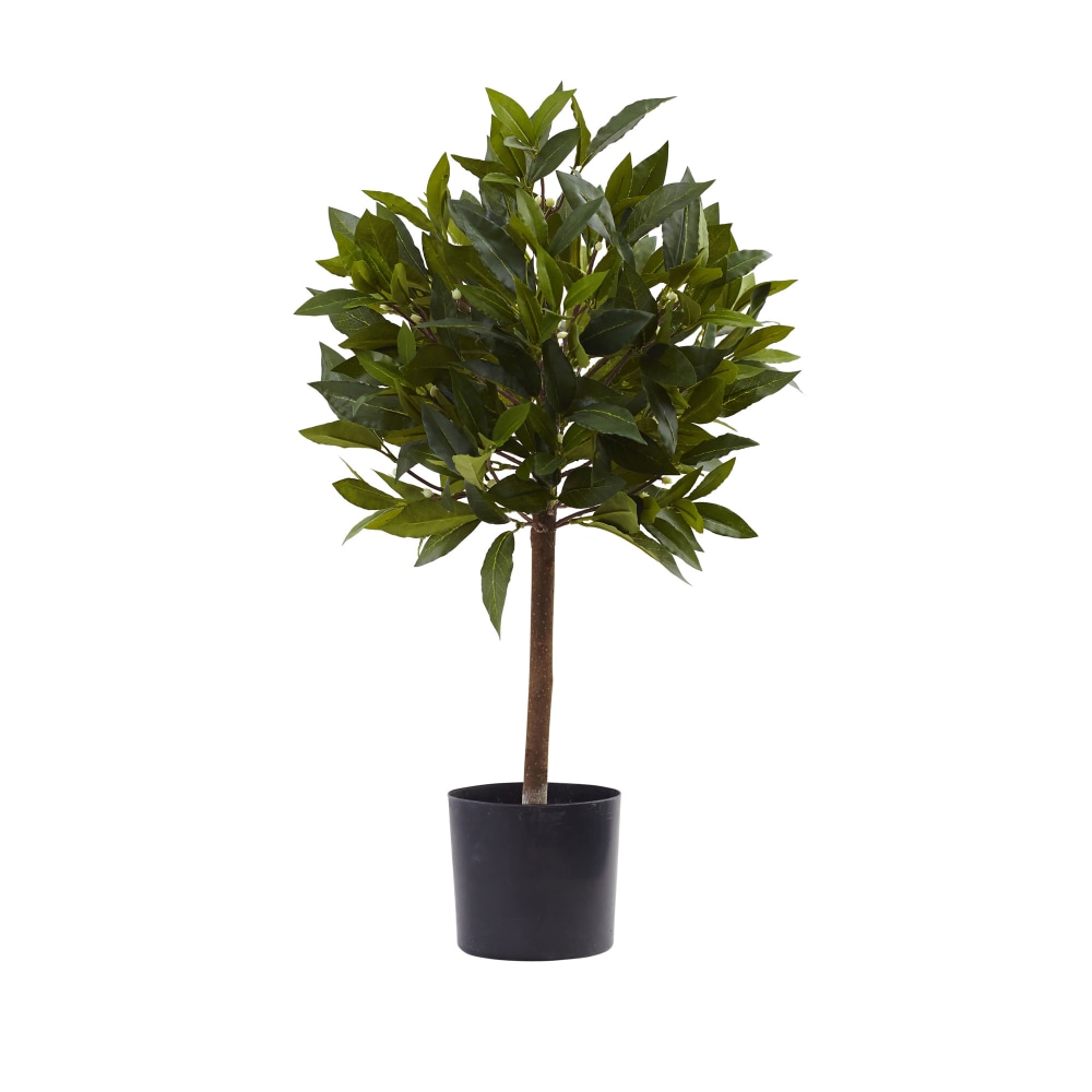 Nearly Natural Sweet Bay Mini Ball Topiary 24”H