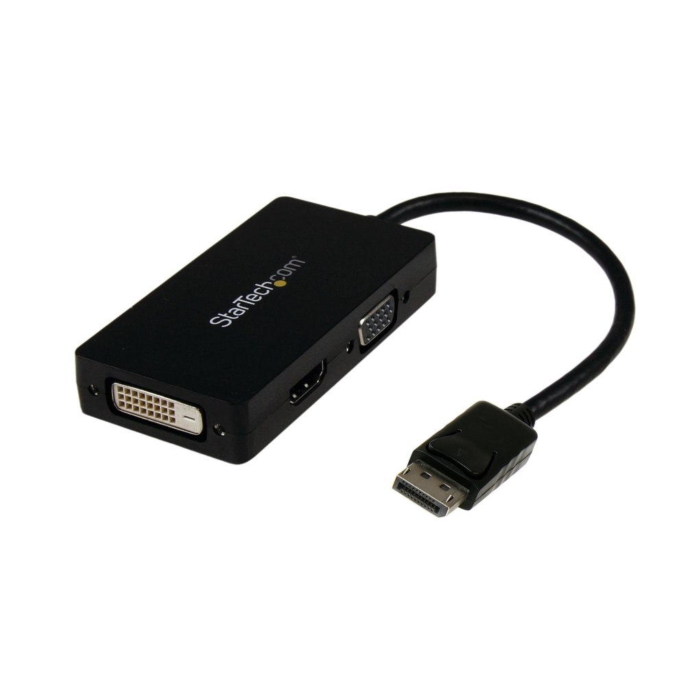 StarTech.com Travel A/V 3-in-1 DisplayPort To VGA DVI