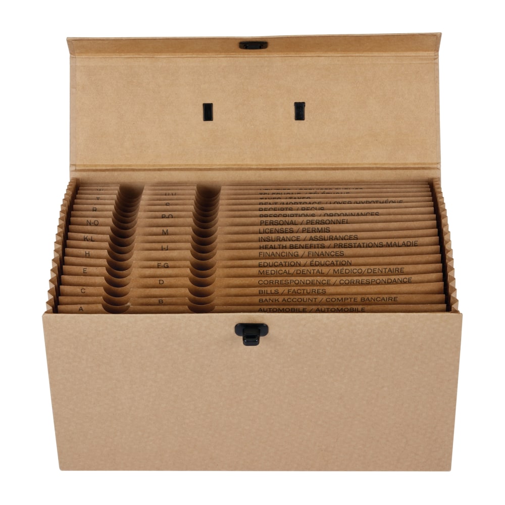 Office Depot® Brand Paper Heavy-Duty File, 19 Pocket,