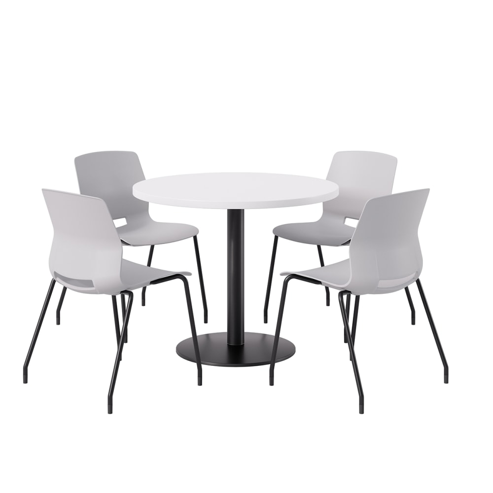 KFI Studios Midtown Pedestal Round Standard H Table