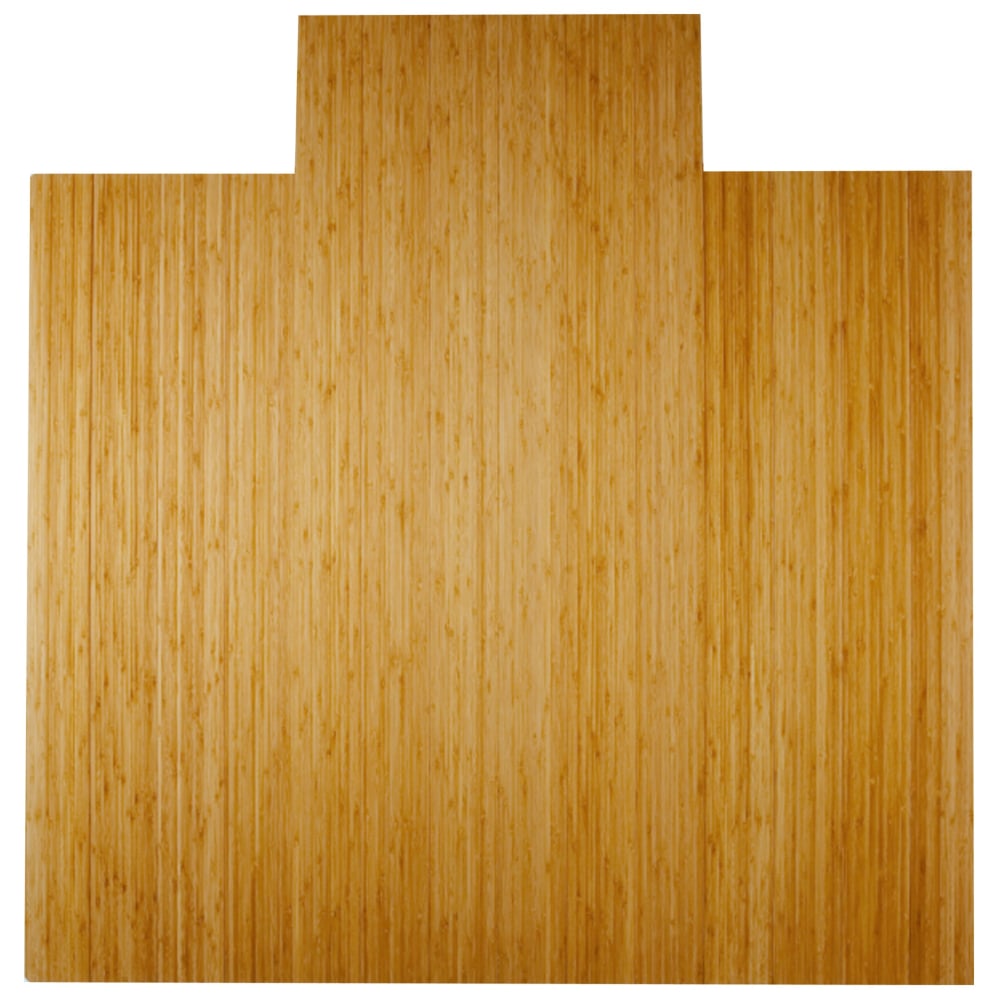 Anji Mountain Bamboo Deluxe Roll-Up Chair Mat, 55"