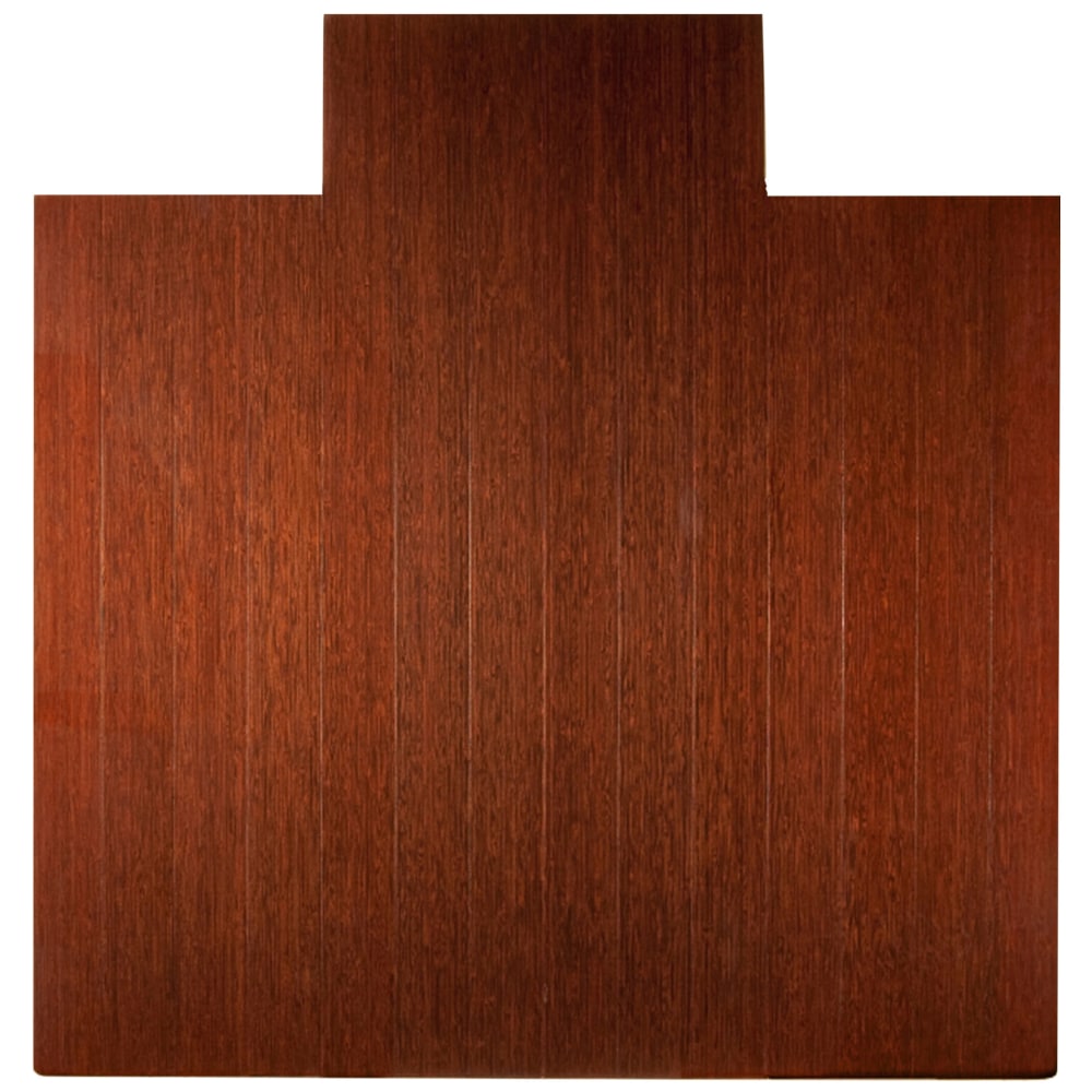 Anji Mountain Bamboo Deluxe Roll-Up Chair Mat, 55"
