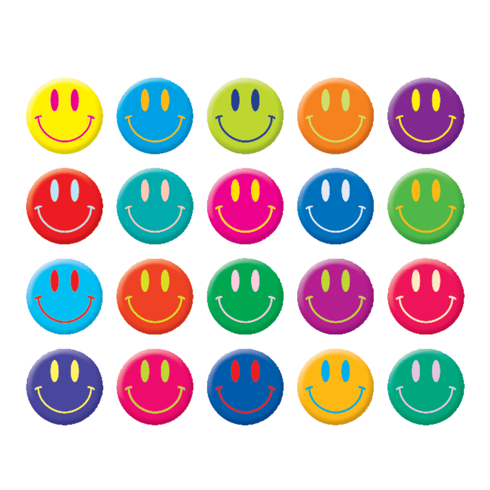 Scholastic Stickers, Smiley Faces, Pack Of 200