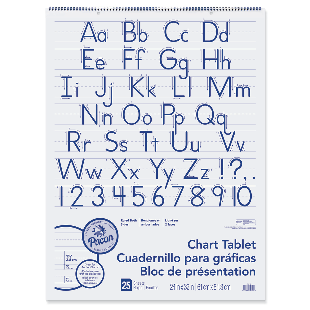Pacon® Chart Tablet, 24" x 32", 1 1/2"