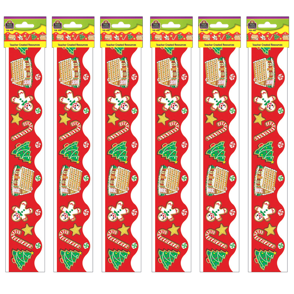 Teacher Created Resources Border Trim, Christmas, 35' Per