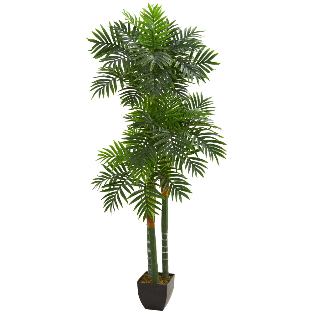 Nearly Natural Triple Areca Palm 66”H Artificial Tree