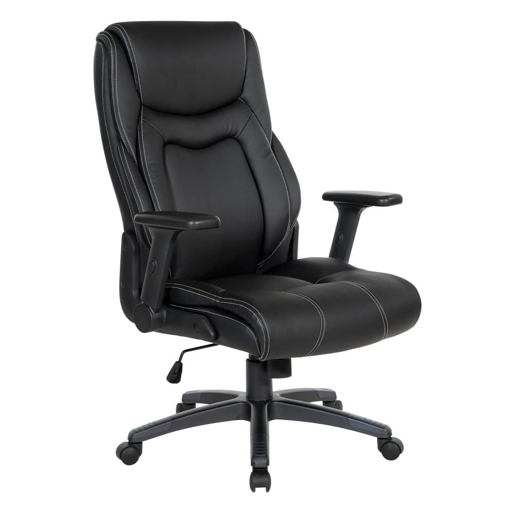 Office Star™ Ergonomic Leather High-Back Executive Office Chair,