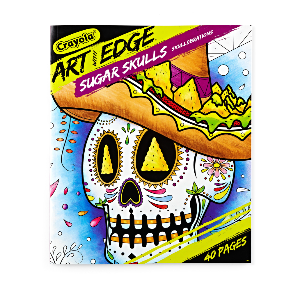 Crayola Art With Edge Sugar Skulls Coloring Book