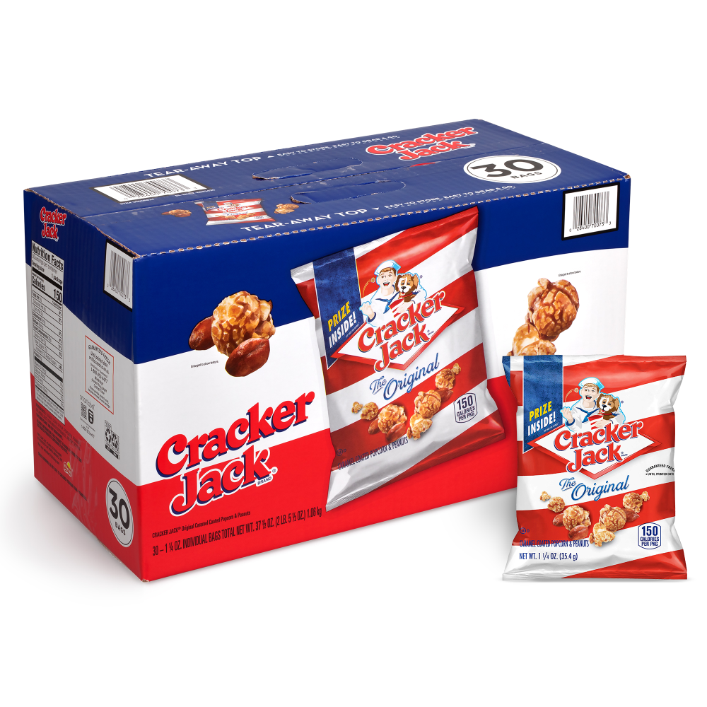 Cracker Jack Bags, 1.25 Oz, Box Of 30