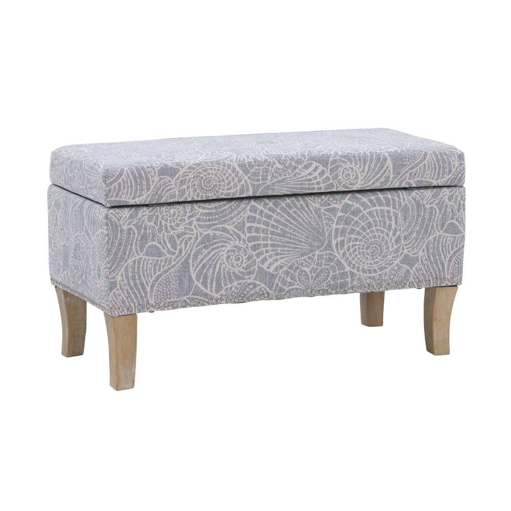Linon Monica Storage Bench, 18"H x 32"W x
