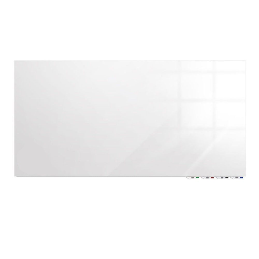 Ghent Aria Low Profile Glassboard, Non-magnetic, 24"H x