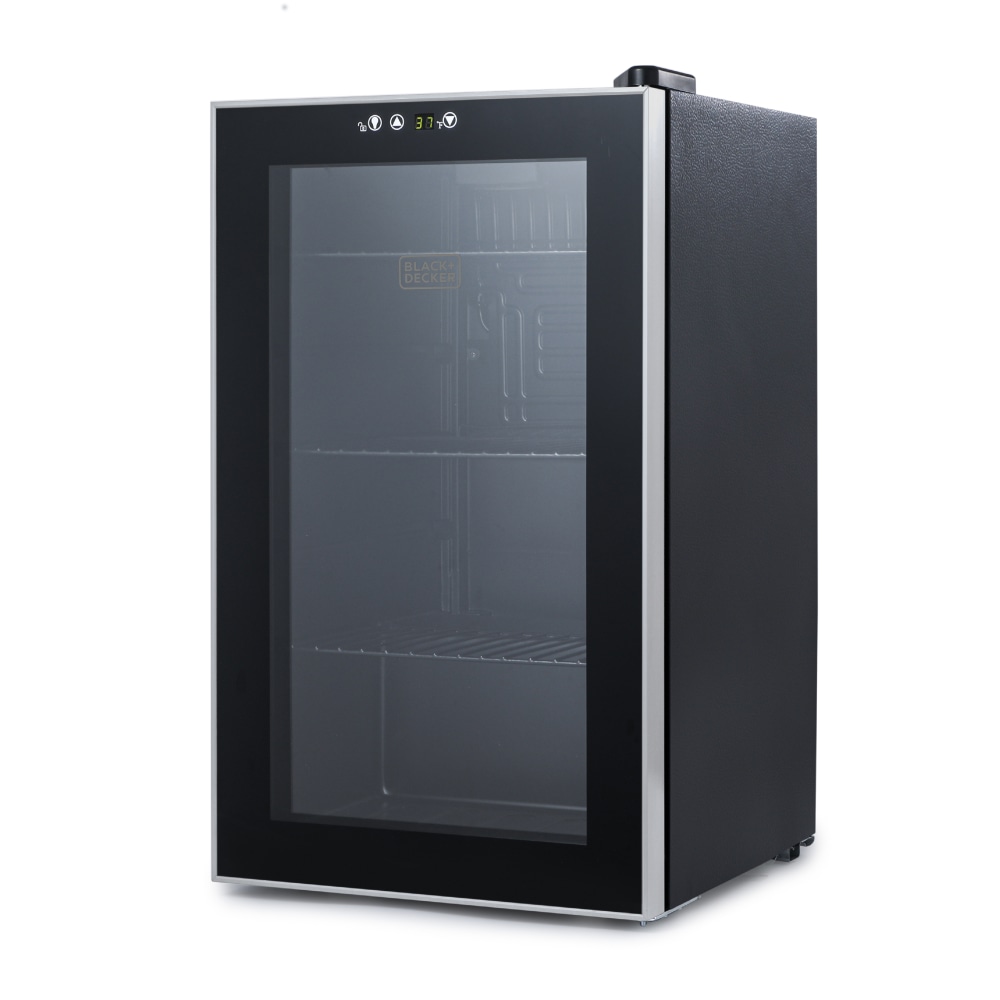 Black+Decker 2.4 Cu. Ft. Beverage Cooler, Black
