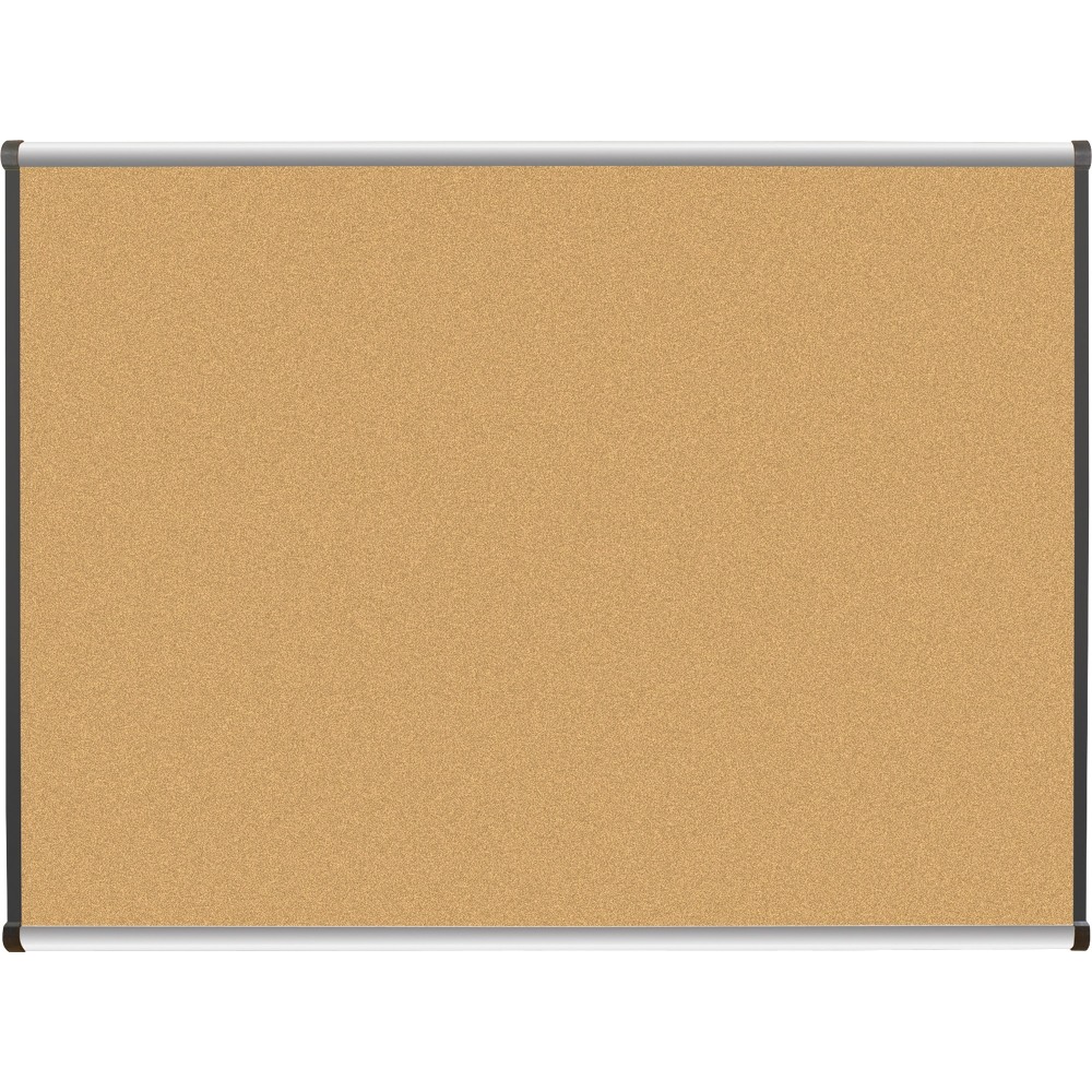 Lorell® Satin Bulletin Board, 48" x 36", Aluminum