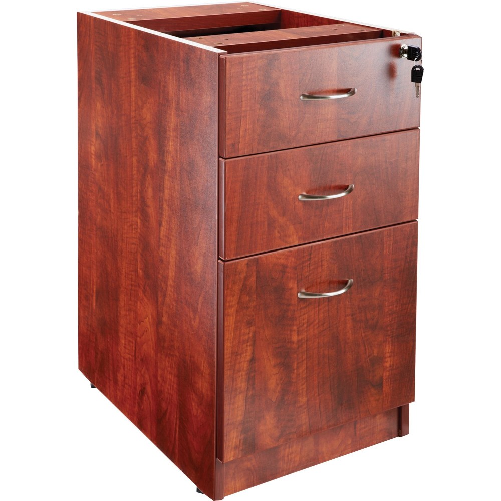 Lorell® Essentials 16"W Vertical 3-Drawer Fixed Pedestal