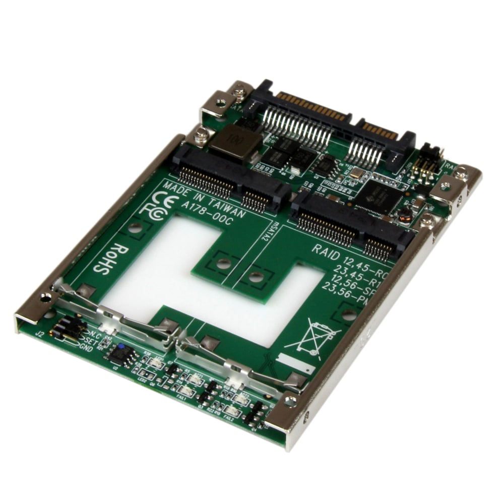 StarTech.com Dual mSATA SSD to 2.5" SATA RAID