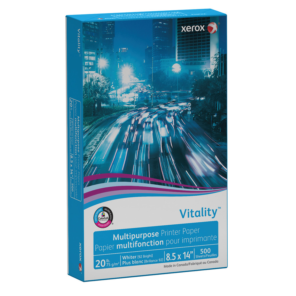 Xerox® Vitality™ Multi-Use Printer & Copy Paper, 1