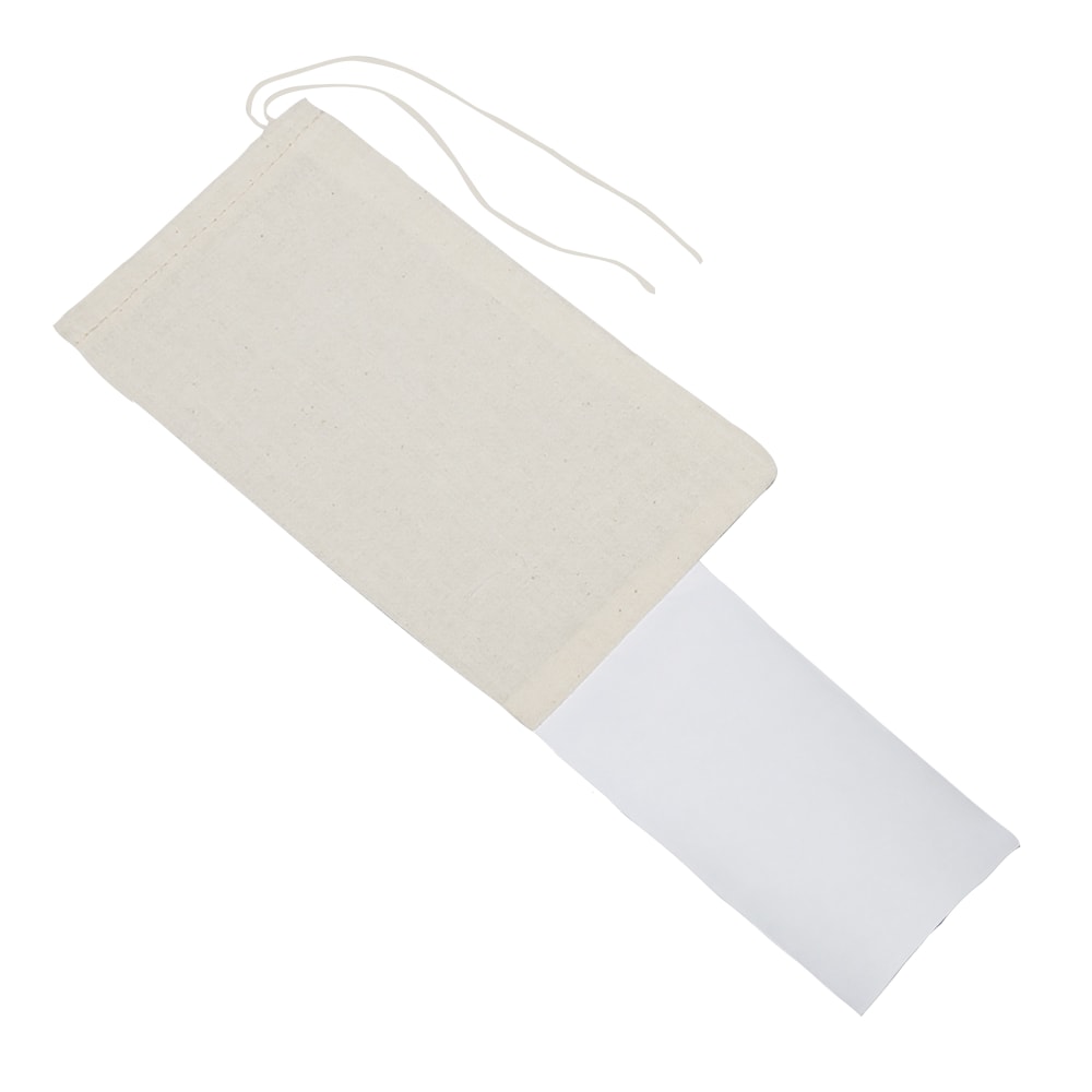 SKILCRAFT® Cotton Mailing Bag, 8" x 4-1/2", Natural