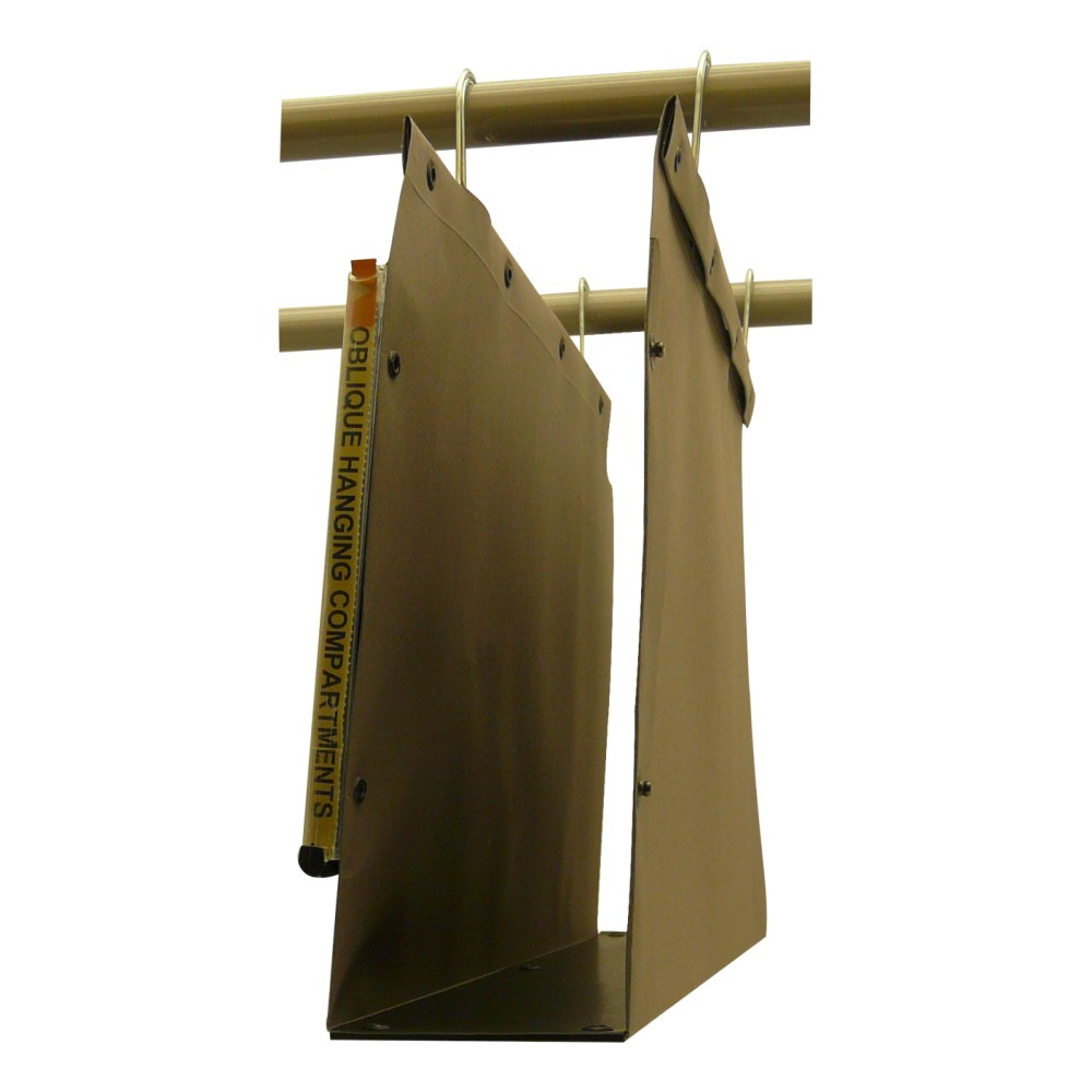 Oblique Filing Systems Heavy-Duty Kraft File Folders, Letter