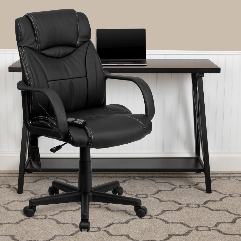 Flash Furniture Ergonomic LeatherSoft™ Faux Leather High-Back
