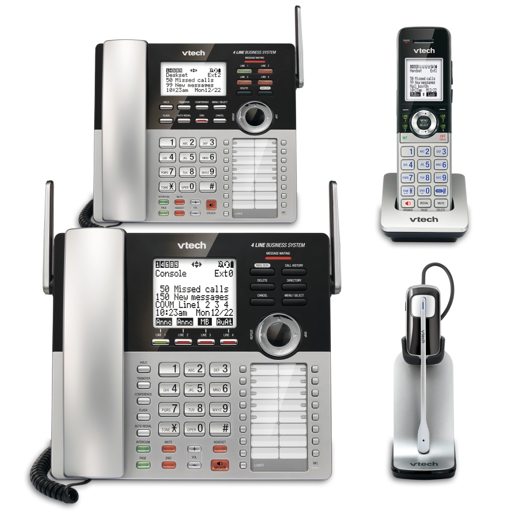 VTech® CM18445 4-Line Small Business Office Phone System